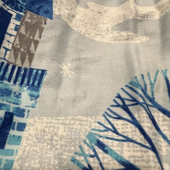 Pinup Couture Jenny Skirt Size S Blue Winter Castle - Picture 10 of 14